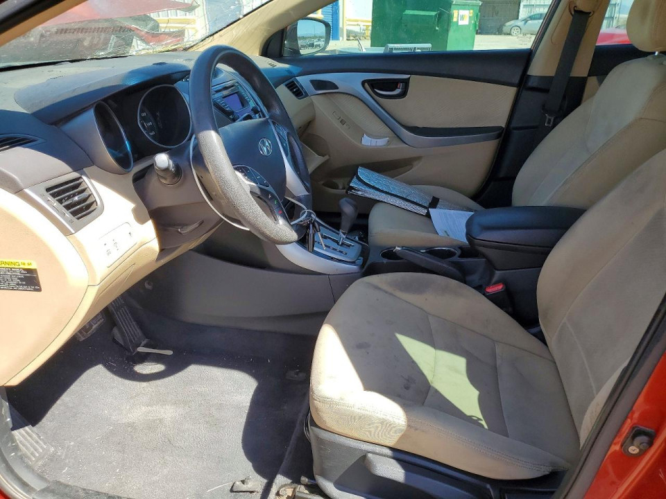 Hyundai ELANTRA 2012 — Copart