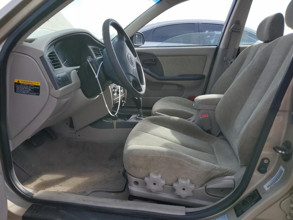 Hyundai ELANTRA 2003 — Copart