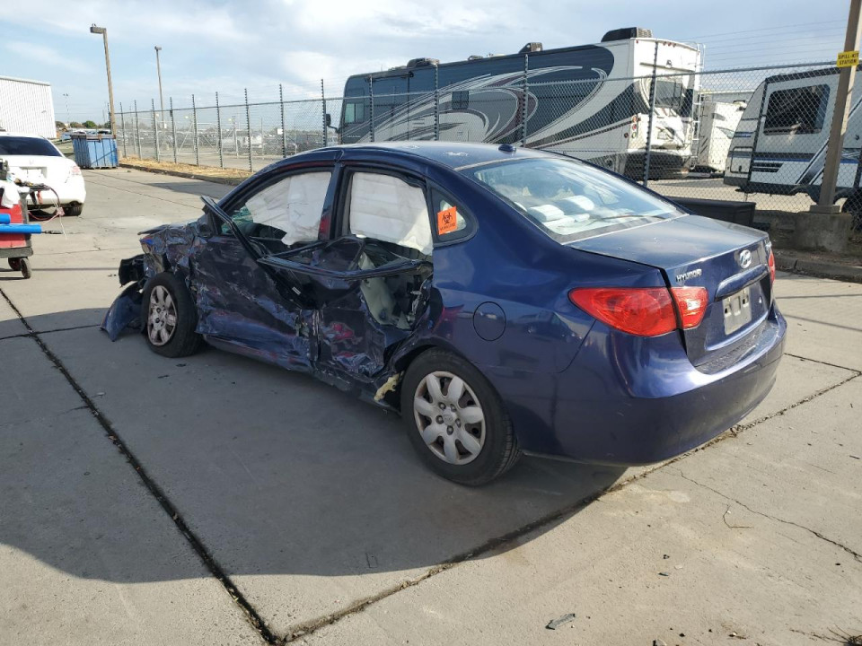 Hyundai ELANTRA 2008 — Copart