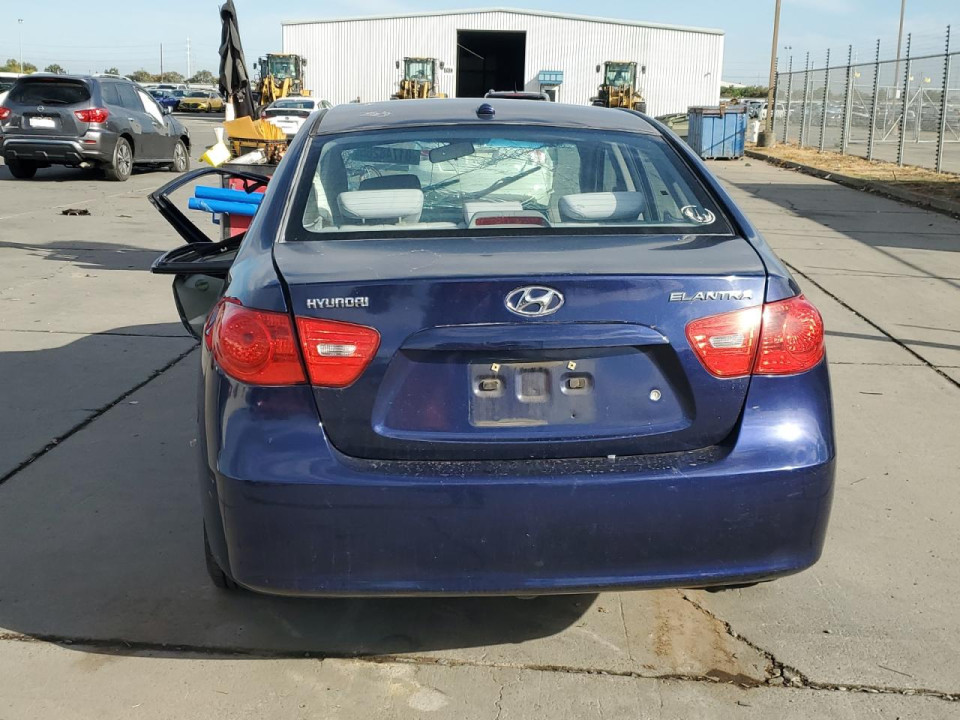 Hyundai ELANTRA 2008 — Copart