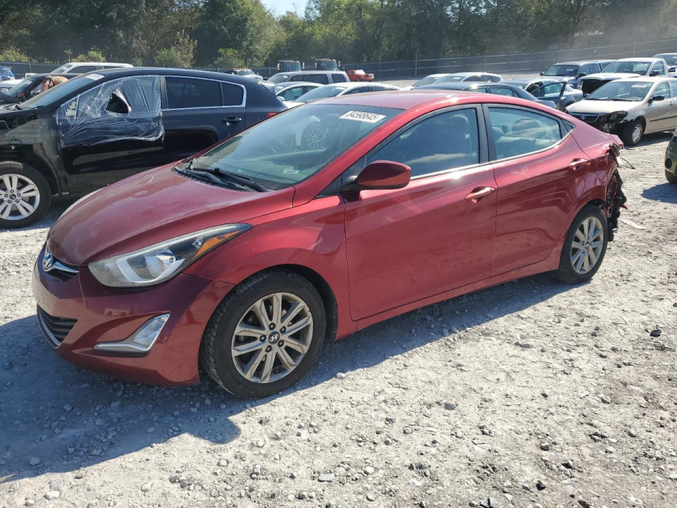 Hyundai ELANTRA 2016 — Copart
