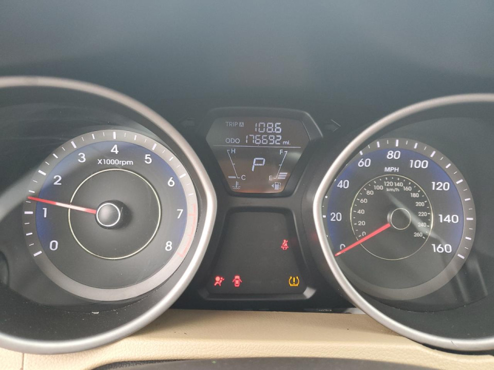 Hyundai ELANTRA 2013 — Copart
