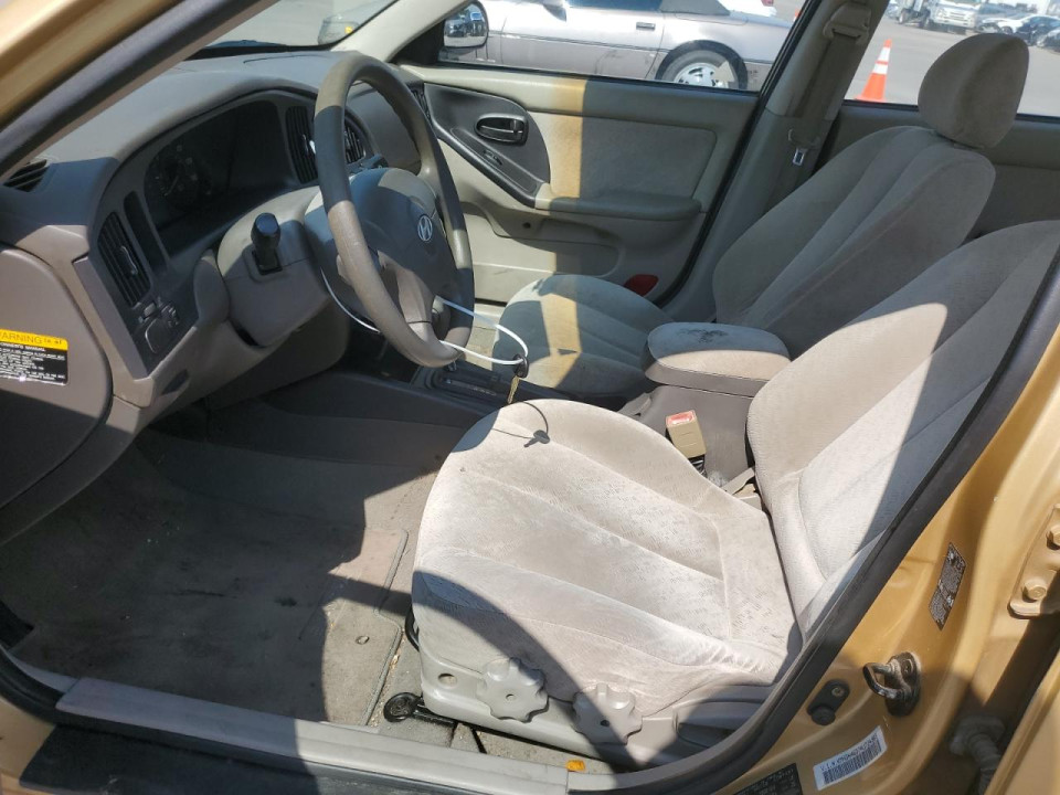 Hyundai ELANTRA 2004 — Copart