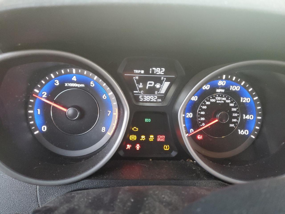 Hyundai ELANTRA 2016 — Copart