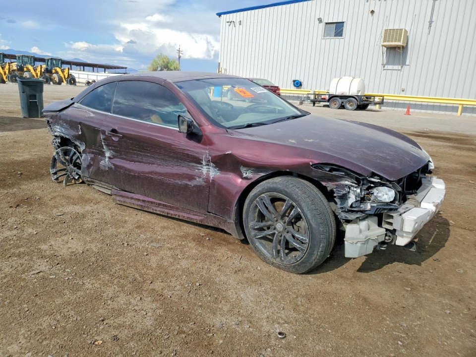 Infiniti G37 CONVERTIBLE BASE 2010 — Copart