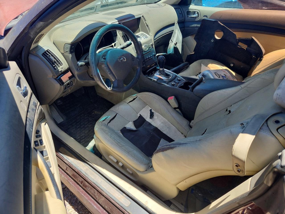 Infiniti G37 CONVERTIBLE BASE 2010 — Copart