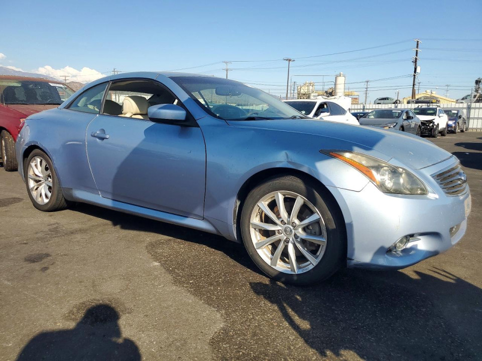Infiniti G37 CONVERTIBLE BASE 2011 — Copart