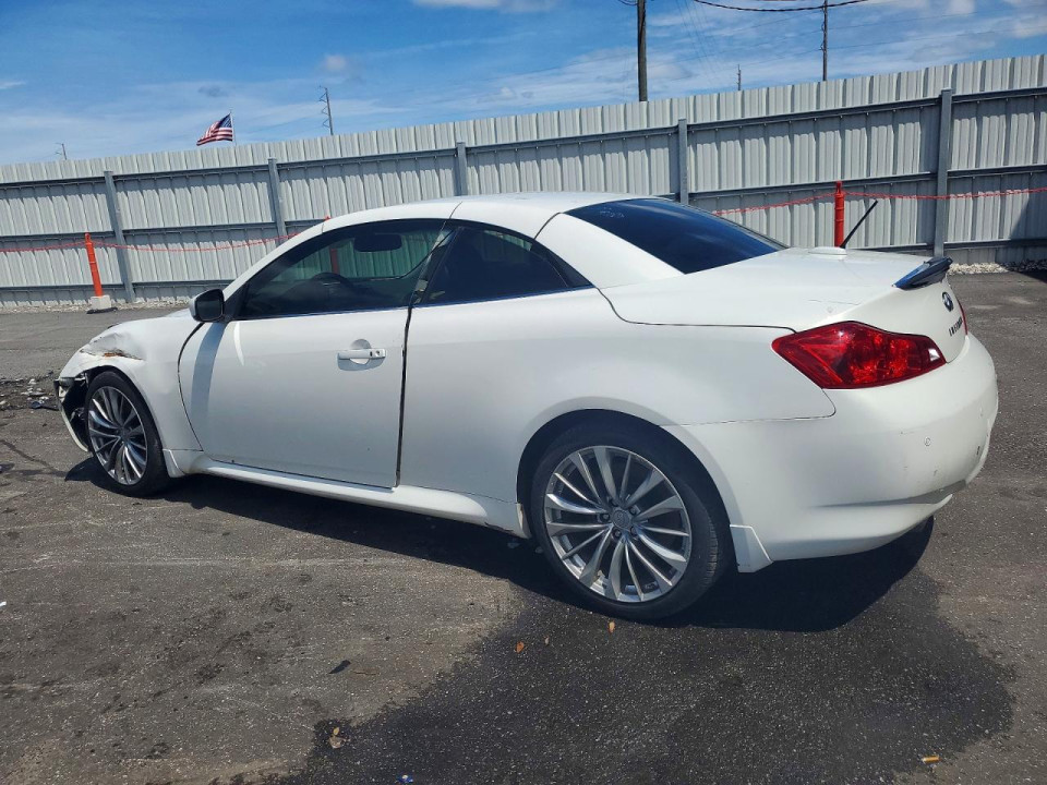 Infiniti G37 CONVERTIBLE BASE 2012 — Copart