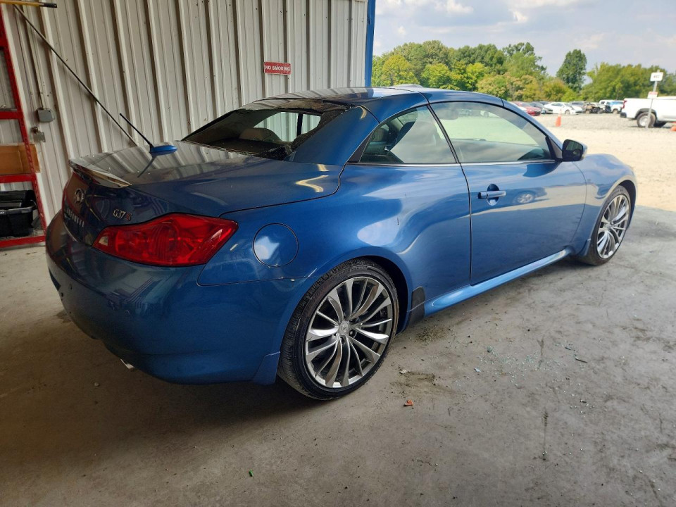 Infiniti G37 CONVERTIBLE BASE 2011 — Copart