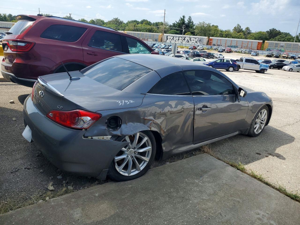 Infiniti G37 CONVERTIBLE BASE 2013 — Copart