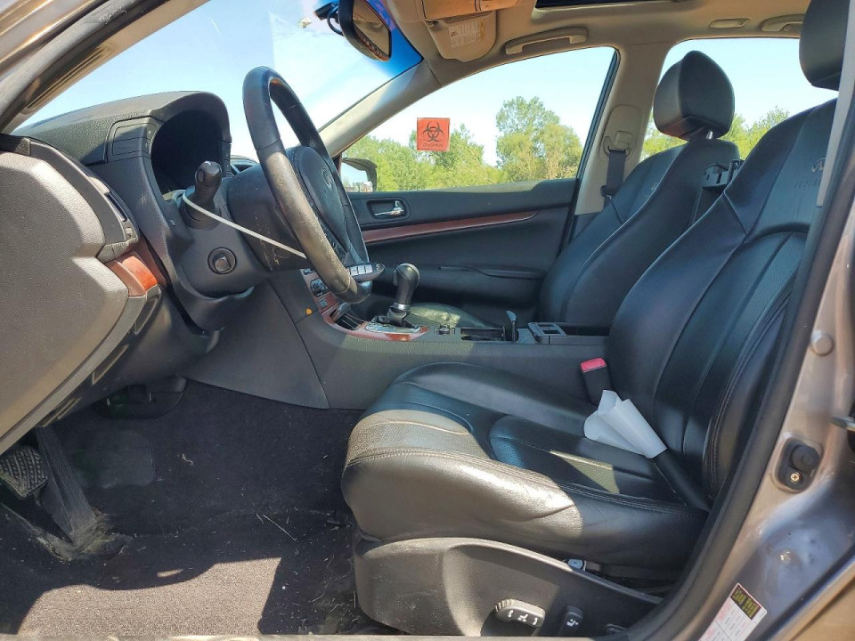 Infiniti G37 2009 — Copart