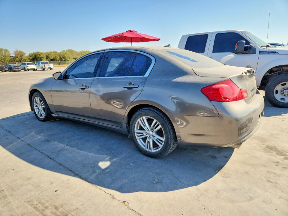 Infiniti G37X 2010 — Copart