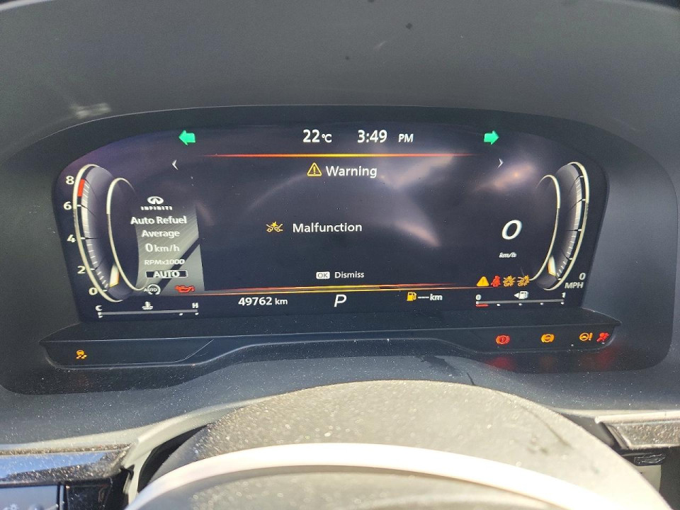 Infiniti QX60 2022 — Copart