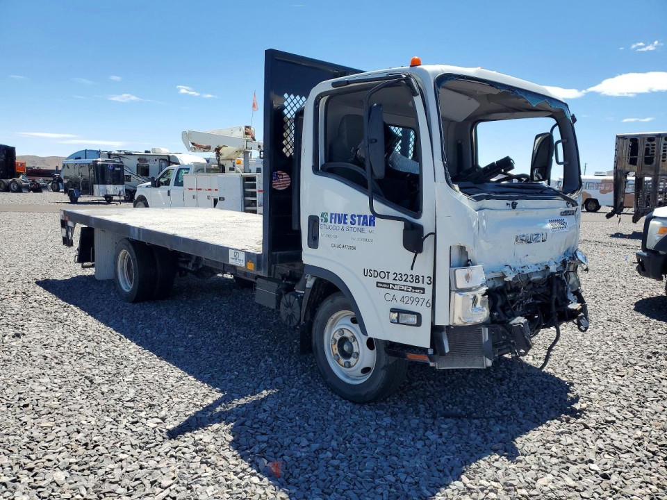 Isuzu NPR HD FLATBED TRUCK 2023 — Copart