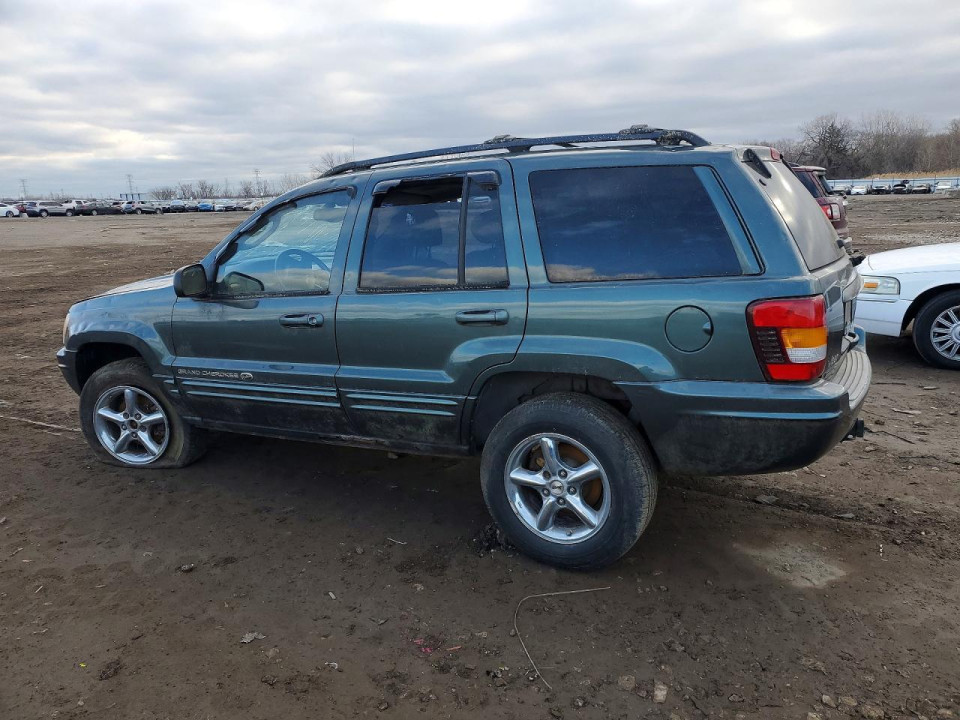 Jeep GRAND CHEROKEE OVERLAND 2002 — Copart