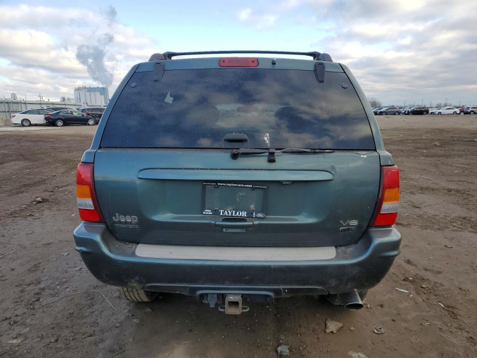 Jeep GRAND CHEROKEE OVERLAND 2002 — Copart