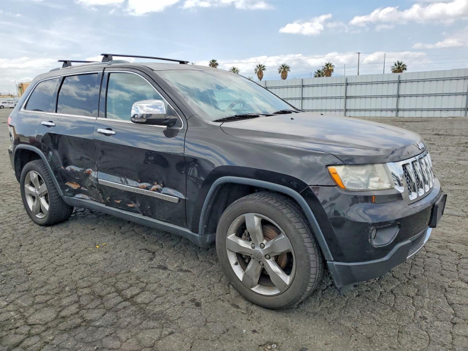 Jeep GRAND CHEROKEE OVERLAND 2012 — Copart