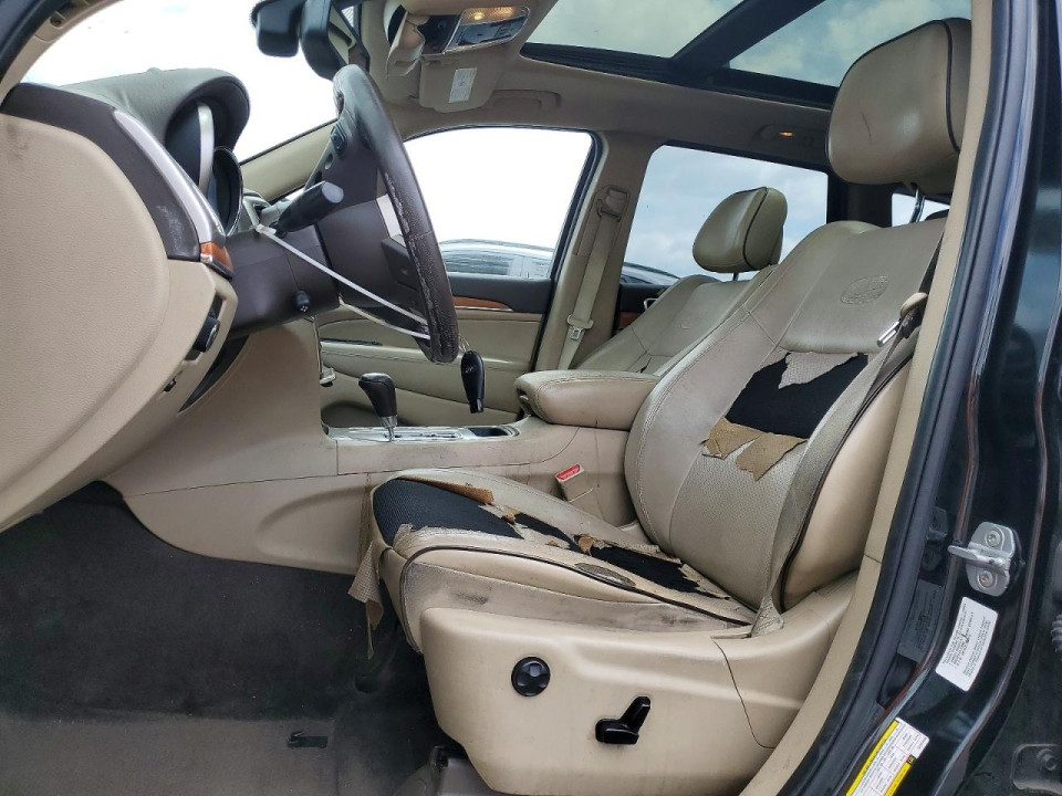 Jeep GRAND CHEROKEE OVERLAND 2012 — Copart