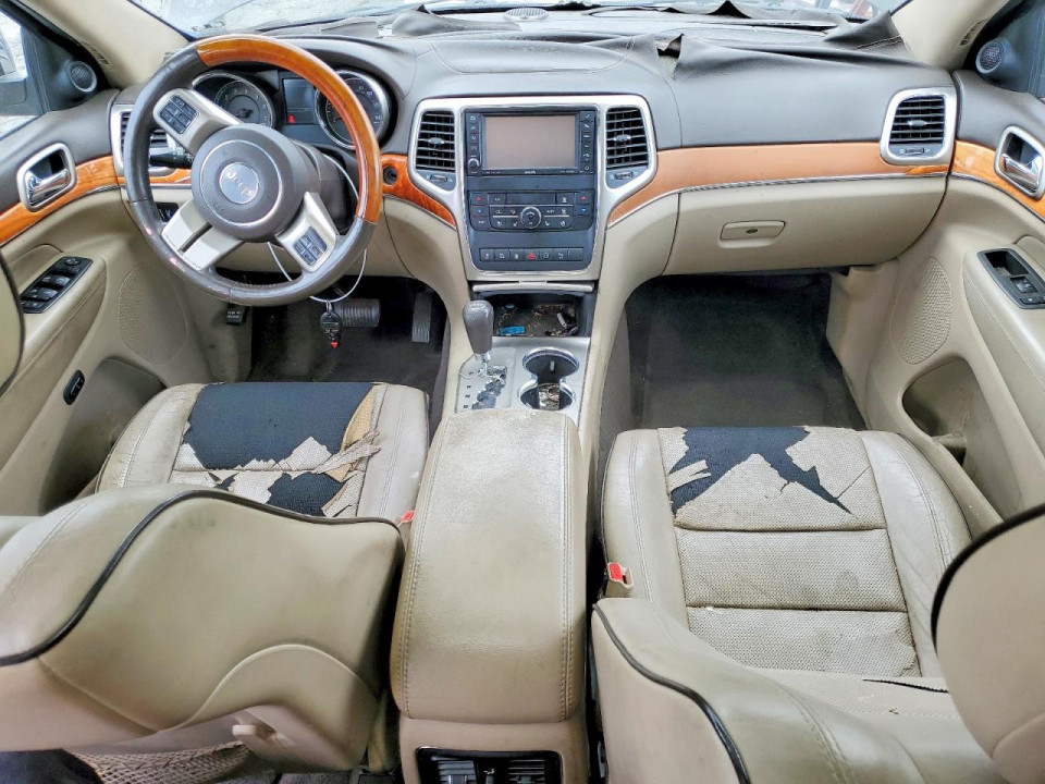 Jeep GRAND CHEROKEE OVERLAND 2012 — Copart