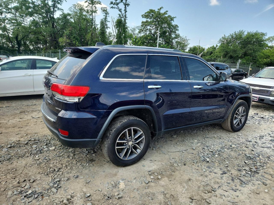 Jeep GRAND CHEROKEE LIMITED 2018 — Copart