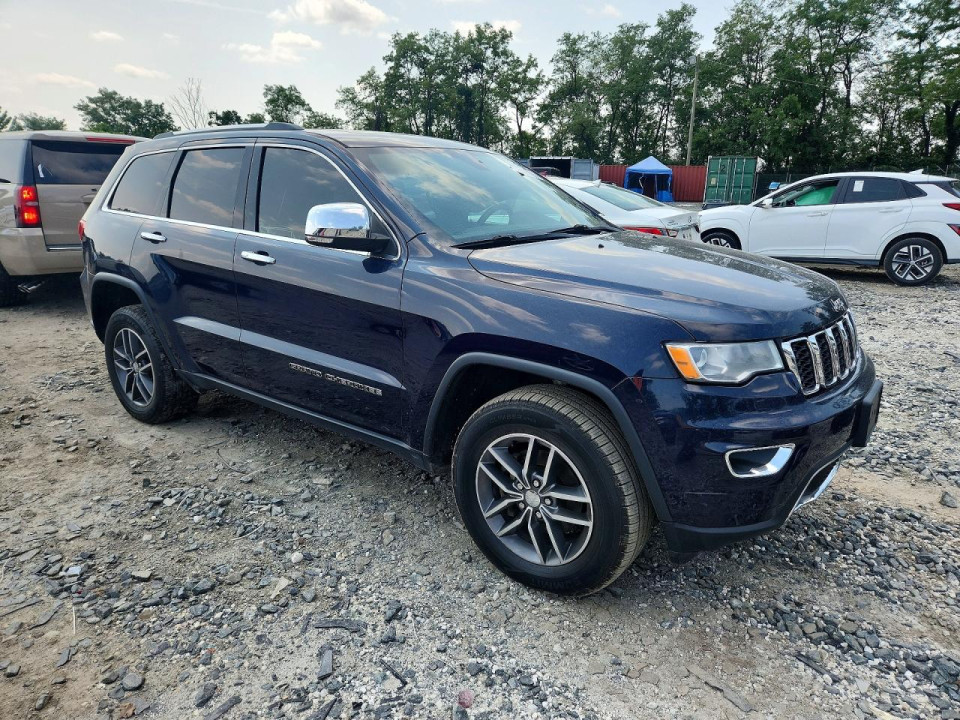 Jeep GRAND CHEROKEE LIMITED 2018 — Copart
