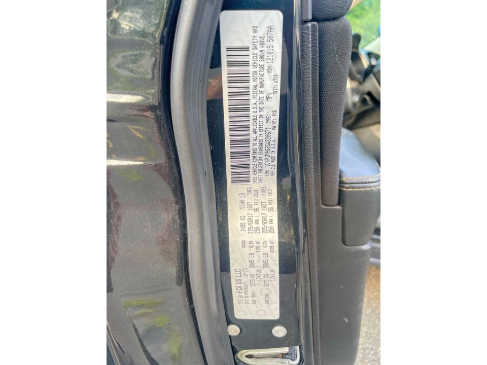 Jeep GRAND CHER 2016 — Copart