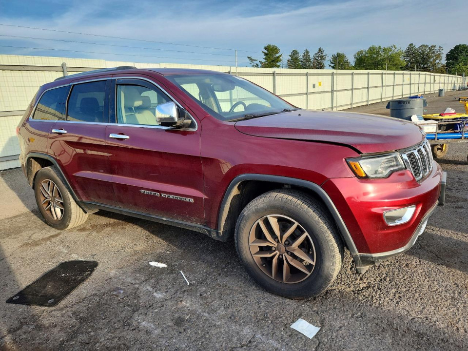 Jeep GRAND CHEROKEE LIMITED 2020 — Copart
