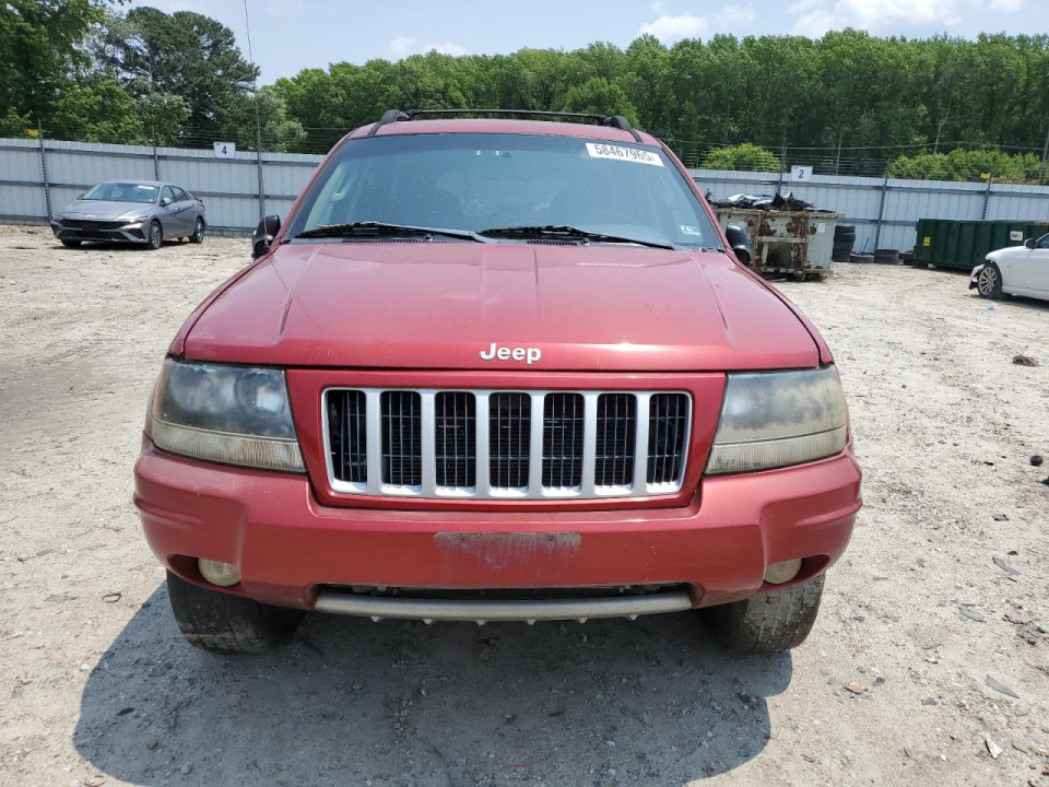 Jeep GRAND CHEROKEE LAREDO 2004 — Copart