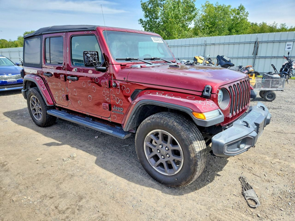 Jeep WRANGLER 2021 — Copart