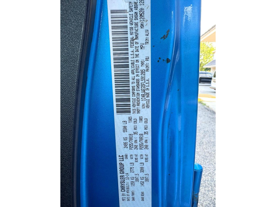 Jeep WRANGLER 2015 — Copart