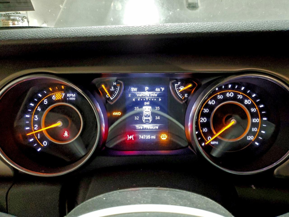 Jeep WRANGLER 2019 — Copart