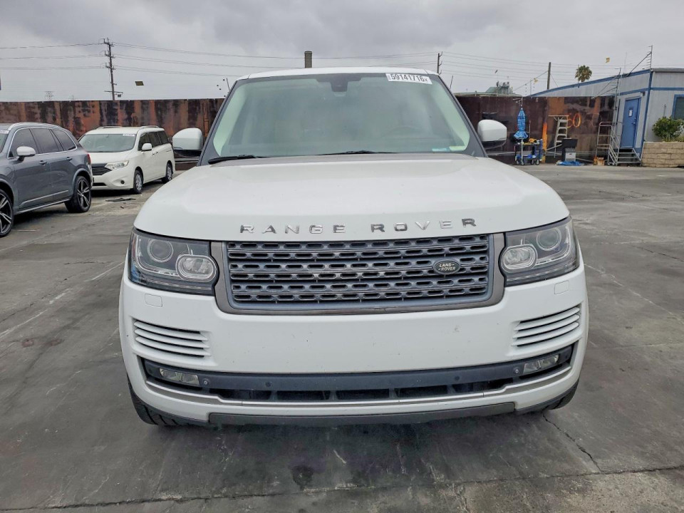 Land Rover RANGEROVER 2015 — Copart