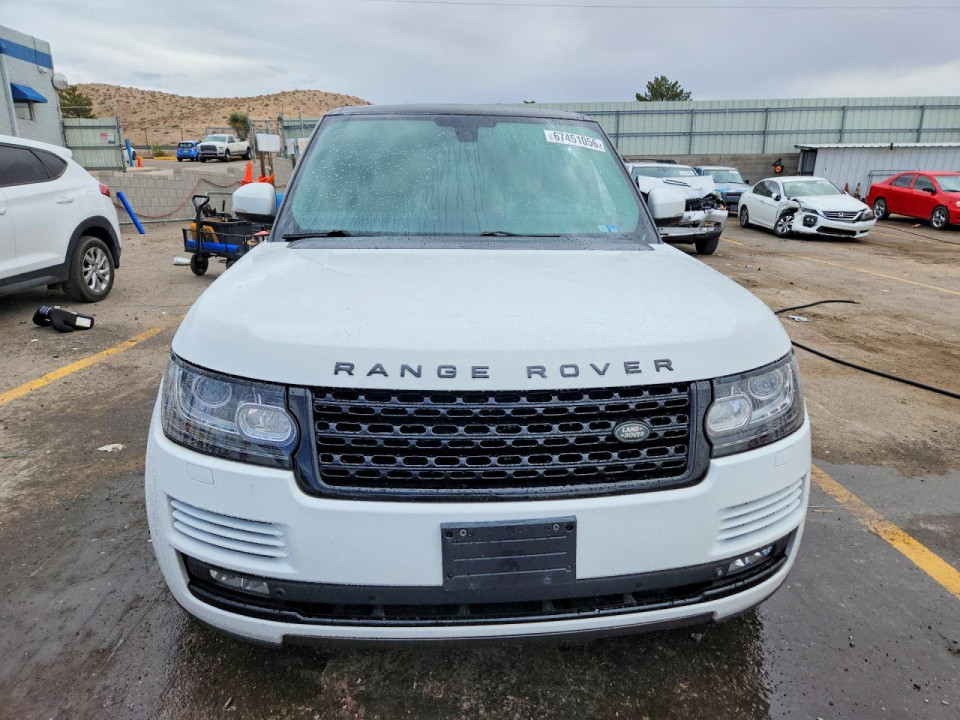Land Rover RANGEROVER 2015 — Copart