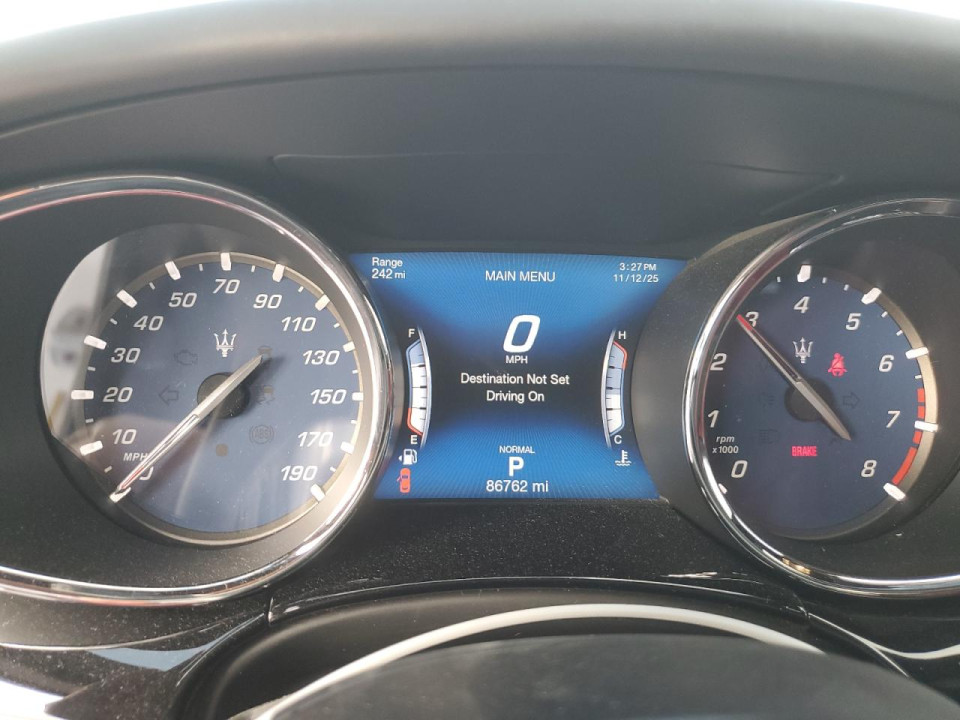 Maserati QUATTROPORTE S 2019 — Copart