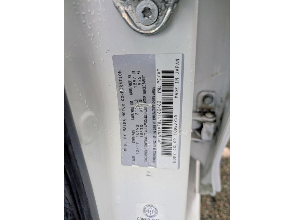 Mazda 3 GS 2018 — Copart