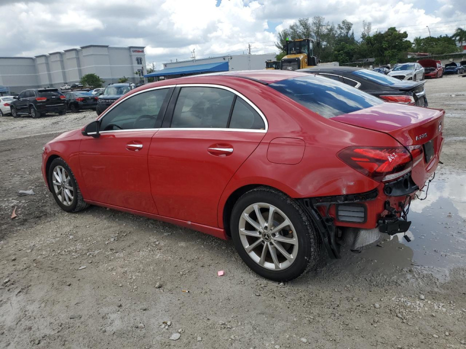 Mercedes-Benz A-CLASS 2020 — Copart