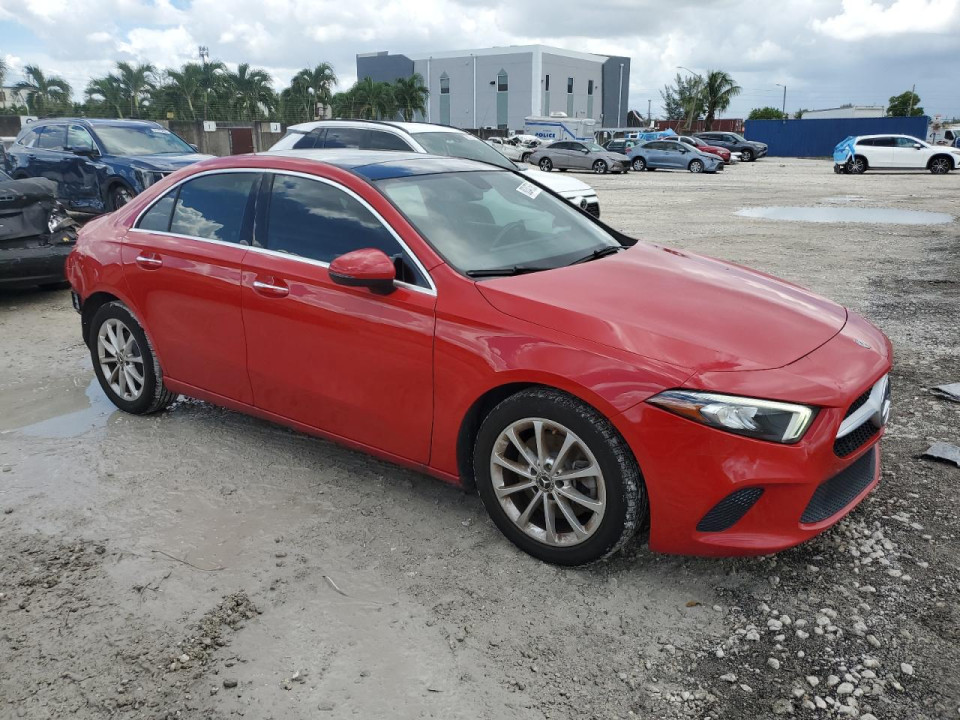Mercedes-Benz A-CLASS 2020 — Copart