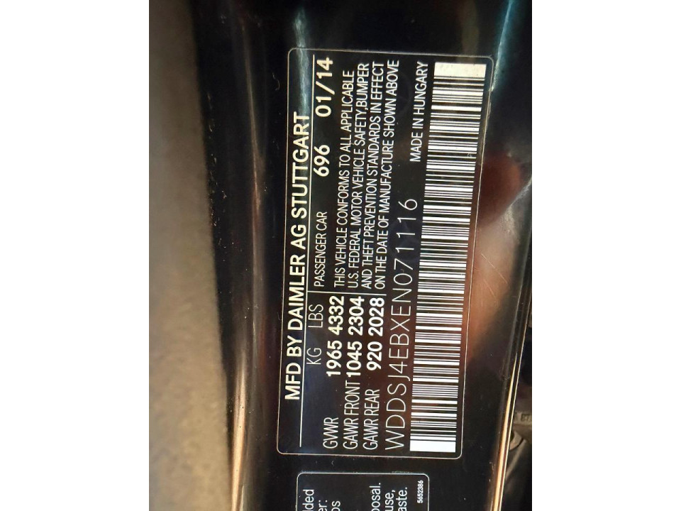Mercedes-Benz CLA-CLASS 2014 — Copart