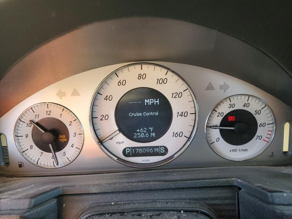 Mercedes-Benz E-CLASS 2009 — Copart