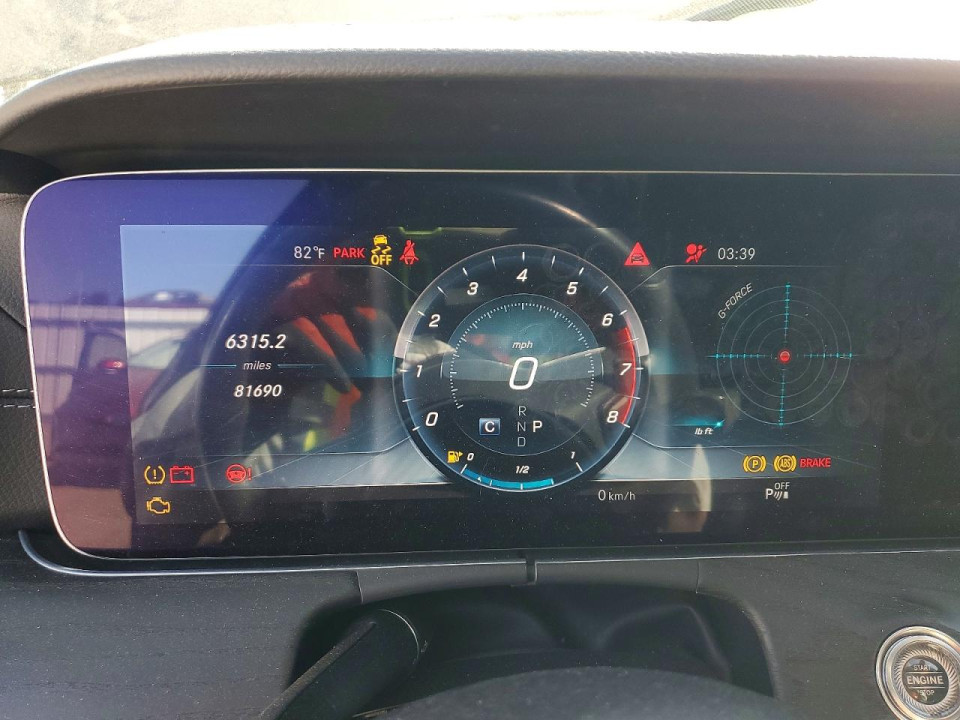 Mercedes-Benz E-CLASS 2020 — Copart
