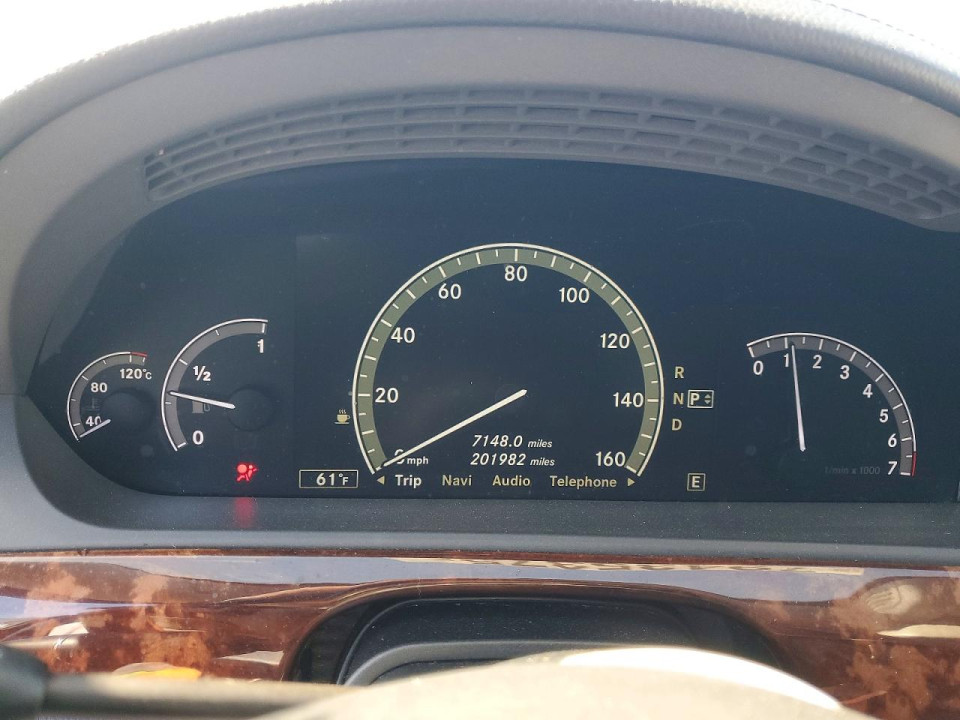 Mercedes-Benz S-CLASS 2011 — Copart