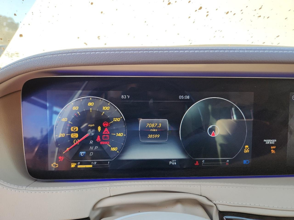 Mercedes-Benz S-CLASS 2019 — Copart