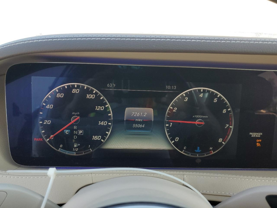 Mercedes-Benz S-CLASS 2019 — Copart