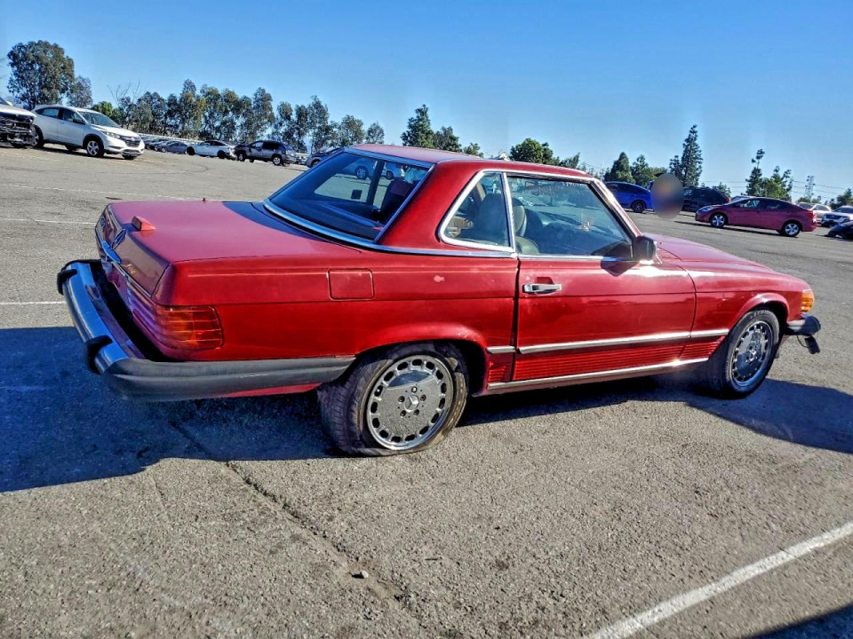 Mercedes-Benz SL-CLASS 1988 — Copart