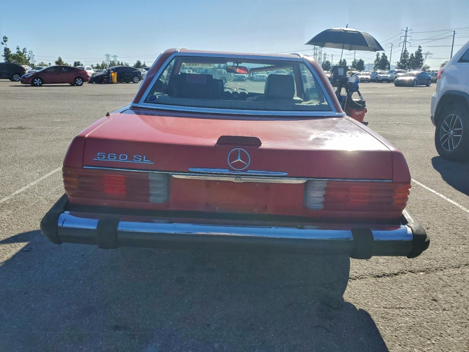 Mercedes-Benz SL-CLASS 1988 — Copart