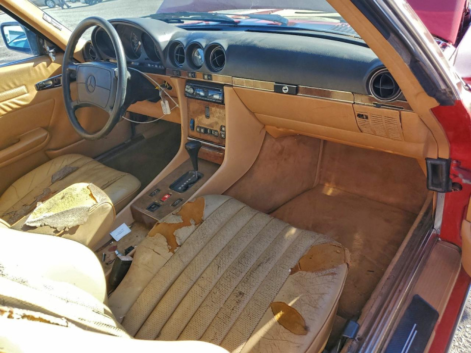 Mercedes-Benz SL-CLASS 1988 — Copart