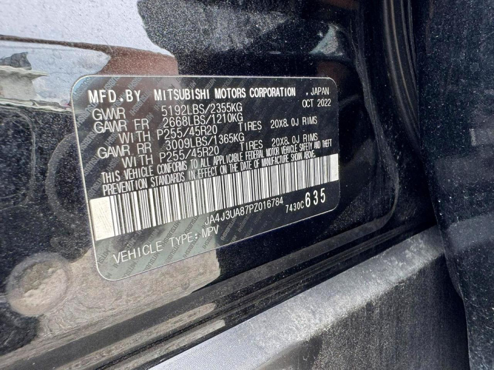 Mitsubishi OUTLANDER 2023 — Copart