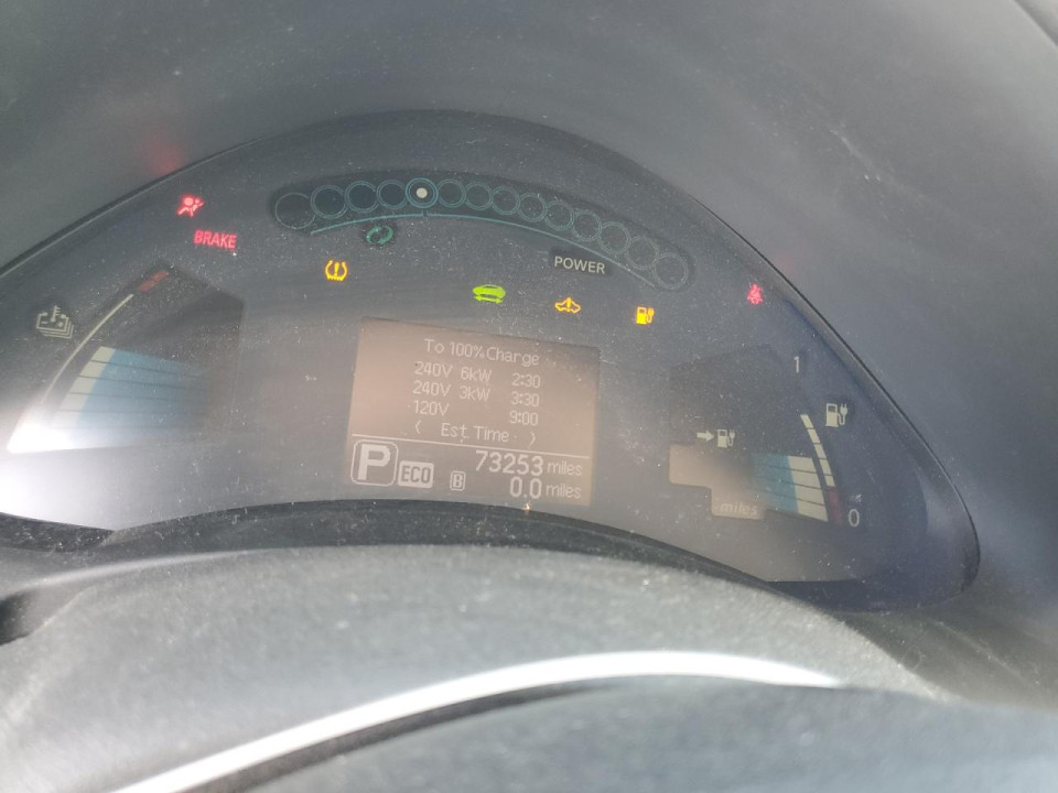 Nissan LEAF 2015 — Copart