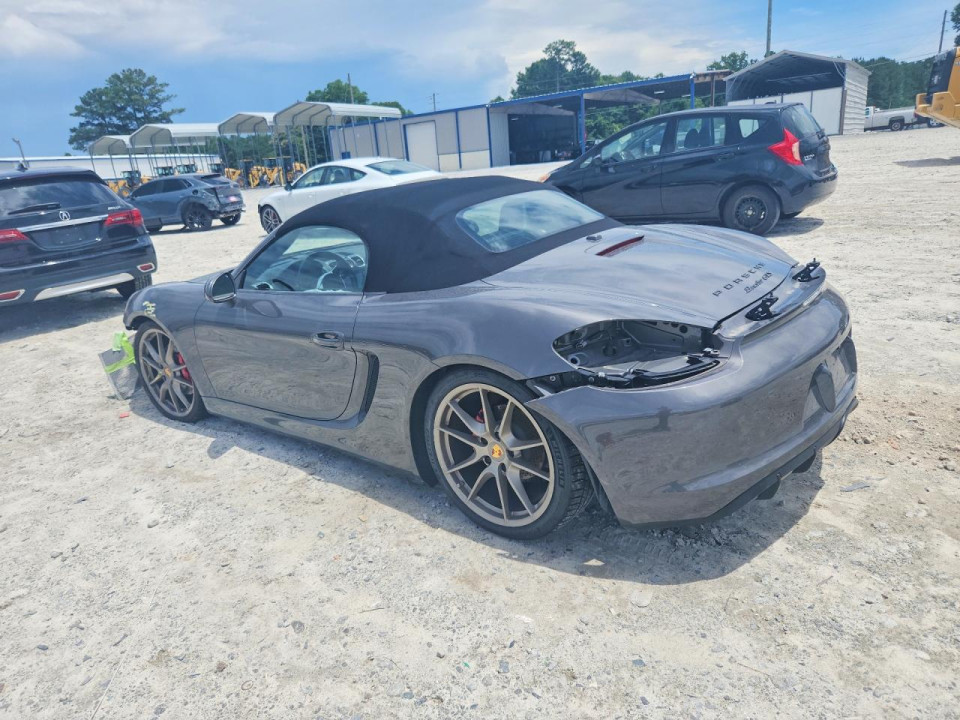 Porsche BOXSTER 2016 — Copart