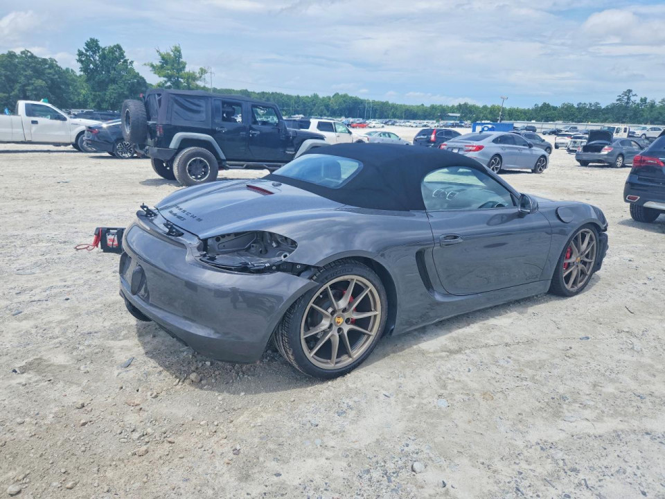 Porsche BOXSTER 2016 — Copart